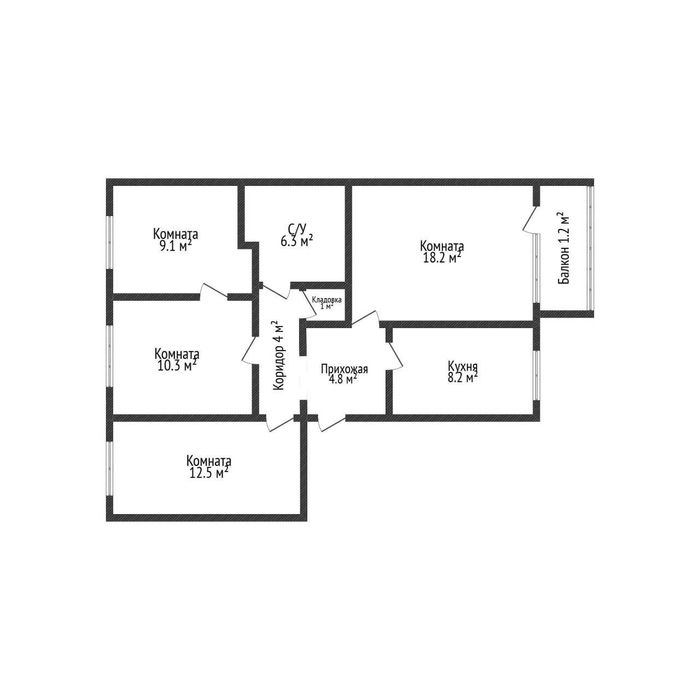 Продам 4 квартиру