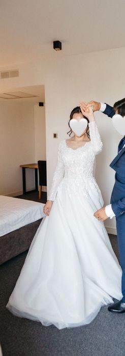 Изумительное свадебное платье