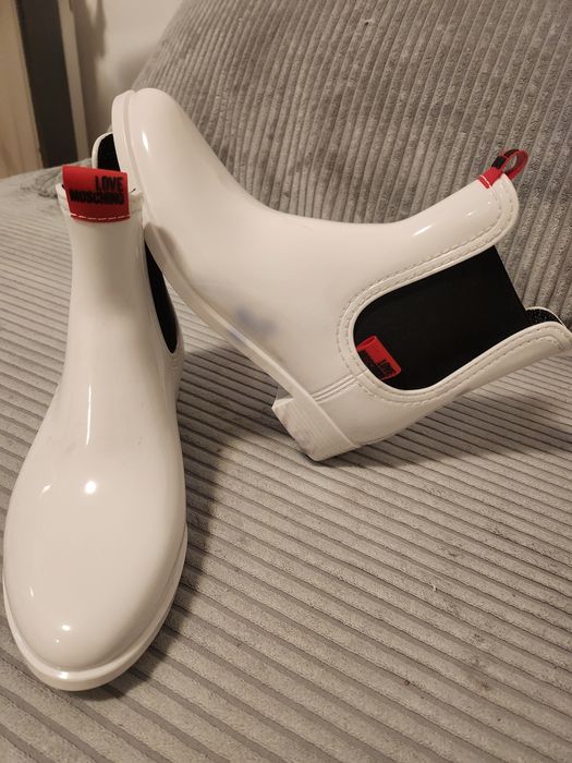 Cizme de cauciuc love moschino