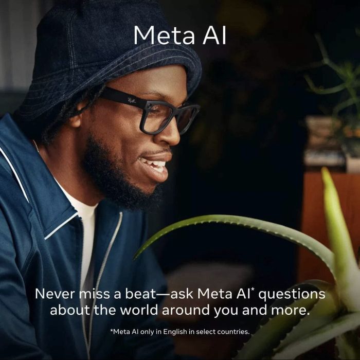 NEW Ray Ban Meta Wayfarer Clear