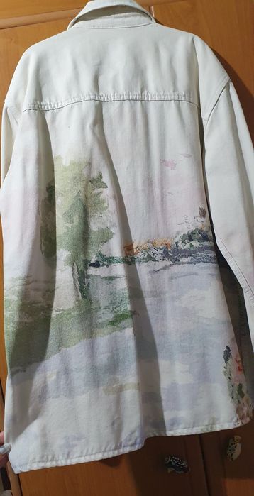 Geaca denim Zara ,  mar M/38, Nouă!
