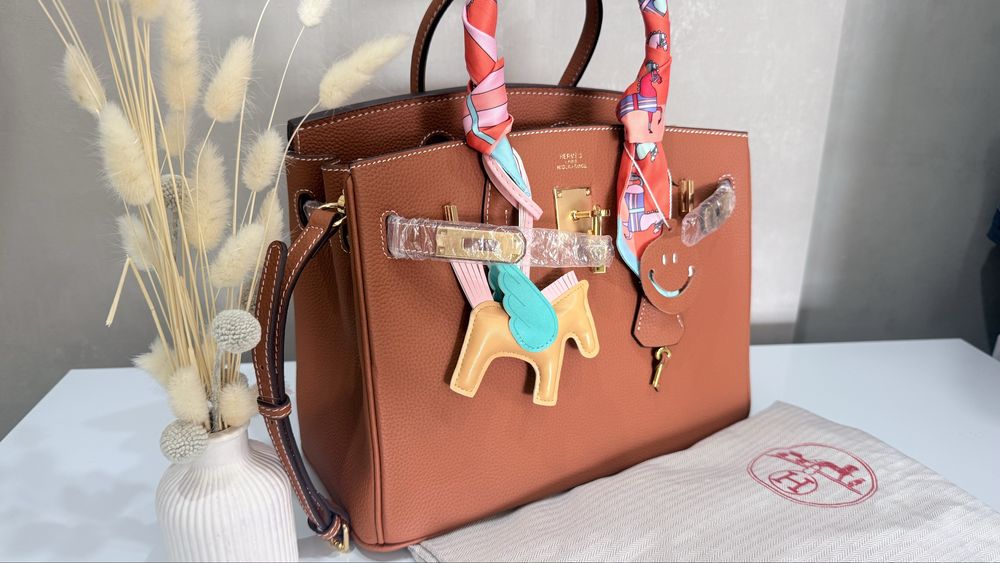Сумки Hermés из натуральной кожи