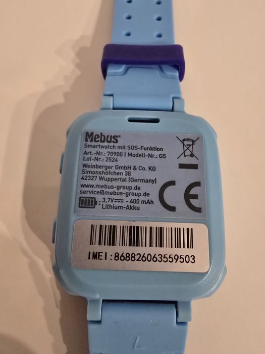 Smartwatch Copii Mebus G5 GPS/LBS & Cartelă SIM - Buton SOS