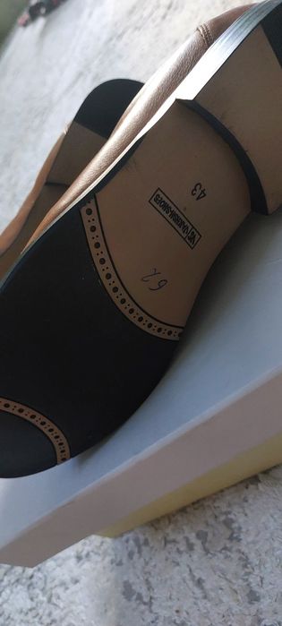 Мужские кожаные туфли 43 размер