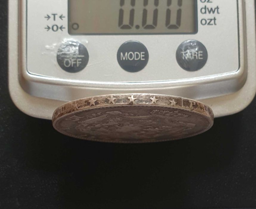 Moneda 5 lei 1883 argint, varianta cu patrat la coroana, mai rara