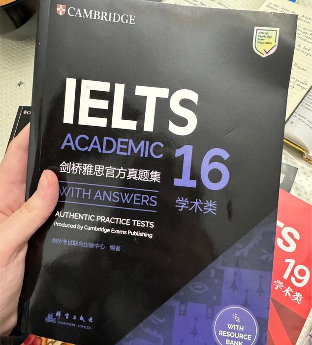 Ielts cambridge books 15,16,17,19