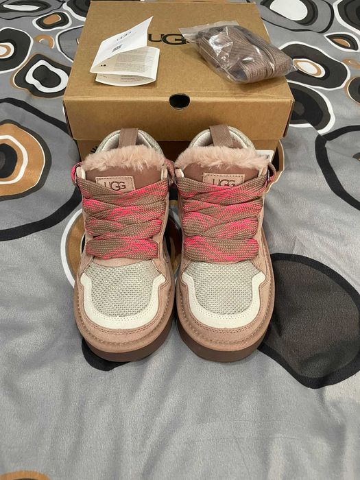 UGG Lowmel Rocky Oak Bej Roz Masura 39 Noi Originali