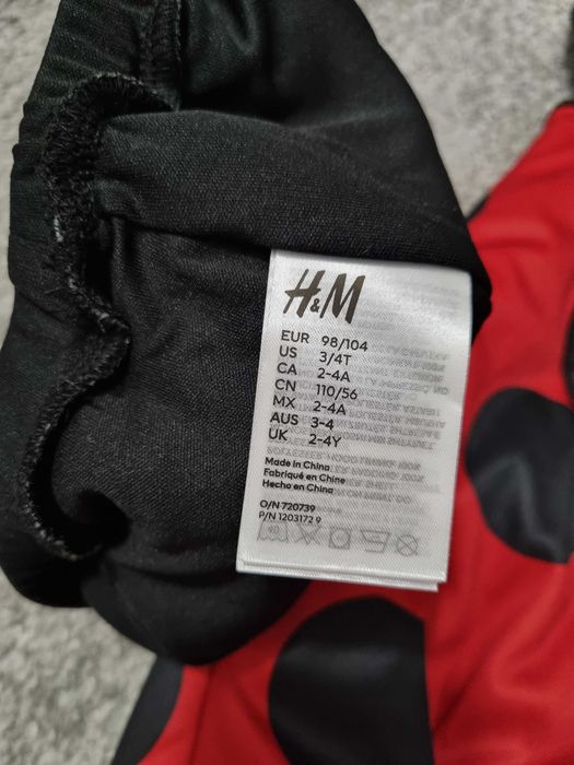 Costum Buburuza H&M 98/104