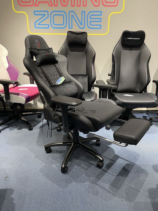 Компьютерное массажное игровое офисное геймерское кресло Gladiator