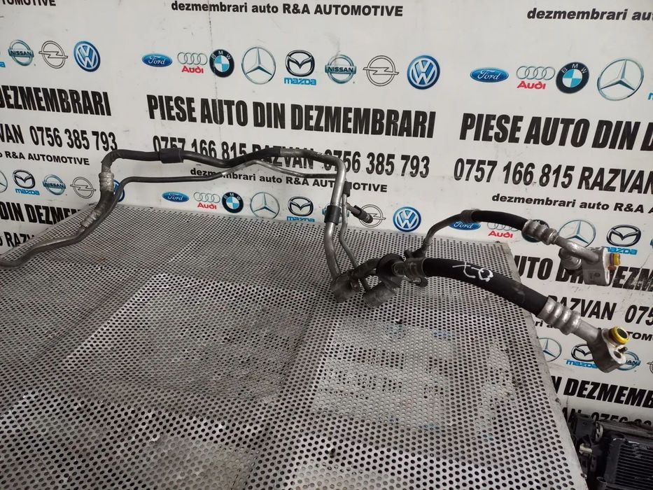 Set Conducte Clima Ac Aer Conditionat Audi Q7 4L 3.0 Tdi Motor BUG - Dezmembrari Arad