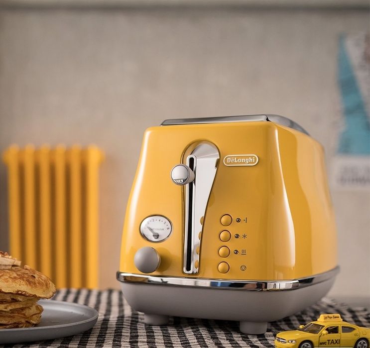 Тостер DeLonghi CTOC2103.W/Y/R!  Высшее качество! Есть доставка