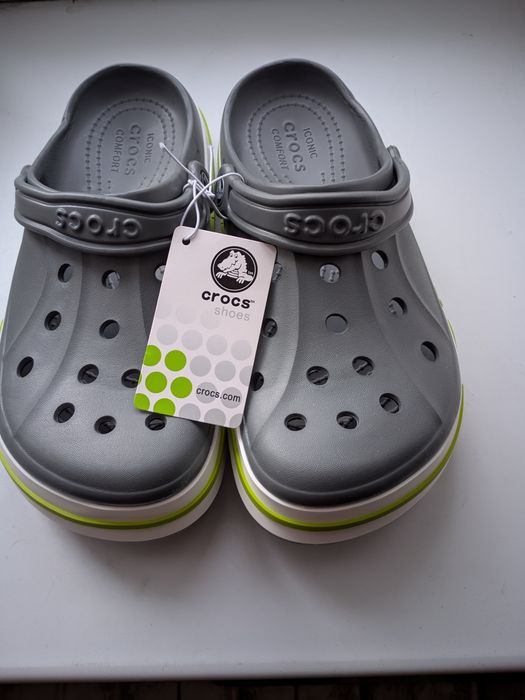Сабо Crocs серый