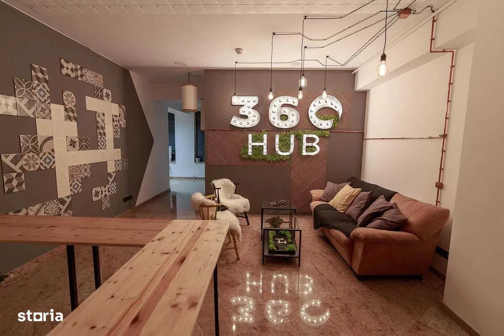 Birou de inchiriat - Coworking space 360HUB - 900RON+TVA