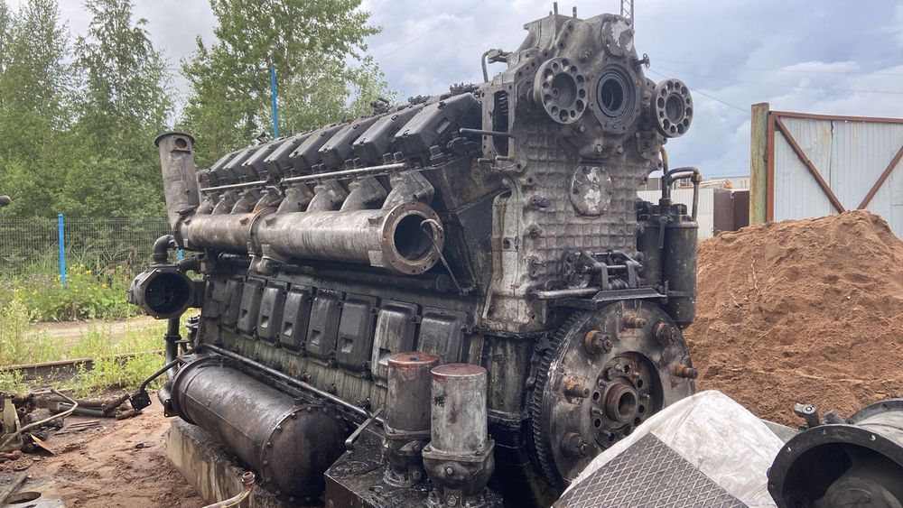 Дизель 1А-9ДГ (1а-5д49)с тепловоза 2ТЭ116