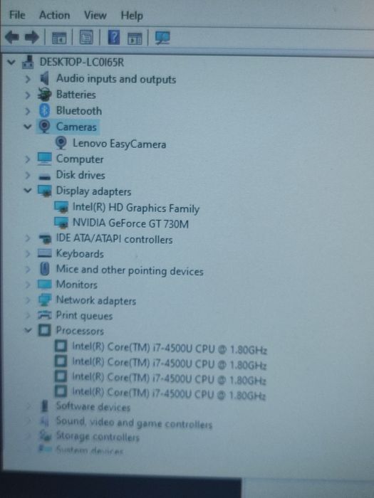 Laptop Gaming Lenovo U430p - i7-4500u/ 8gb RAM/ 512gb/Nvidia GT 730m