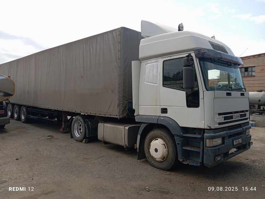 Ивеко евротех с прицепом