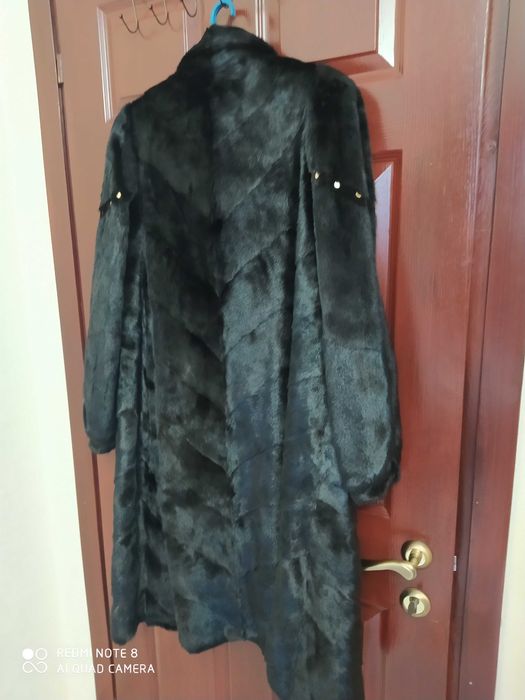 Норковая шуба длинная