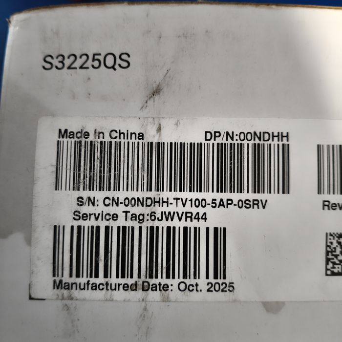Monitor 4k 32 inch dell s3225qs nou sigilat