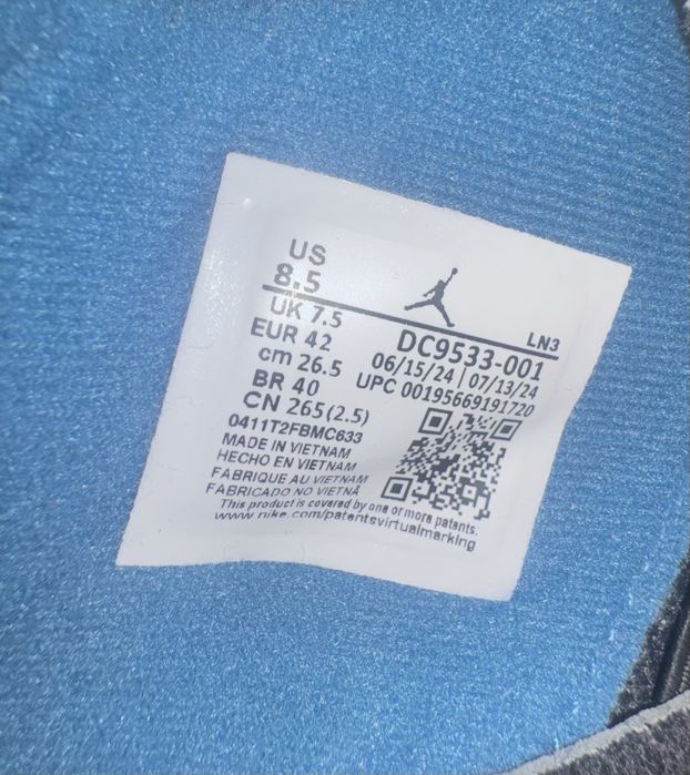 Jordan 4 Retro Union Off Noir