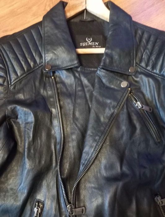 Мъжко кожено яке L
