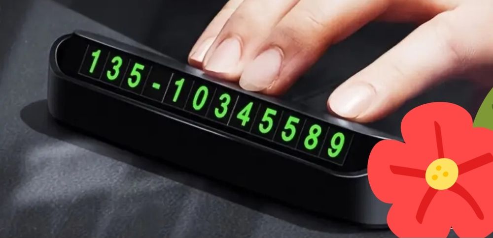 Numere telefon bord (2 buc)