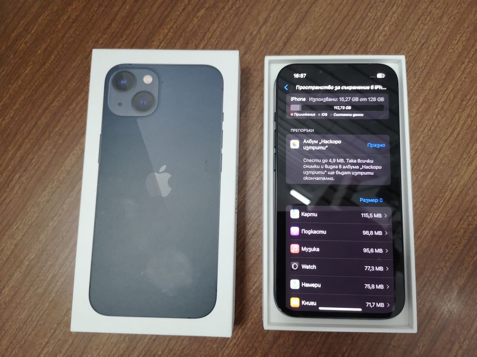 Iphone 13 midnight black/100% battery health