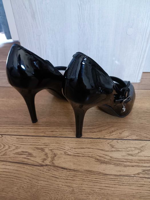 туфли лаковые, натуральная кожа