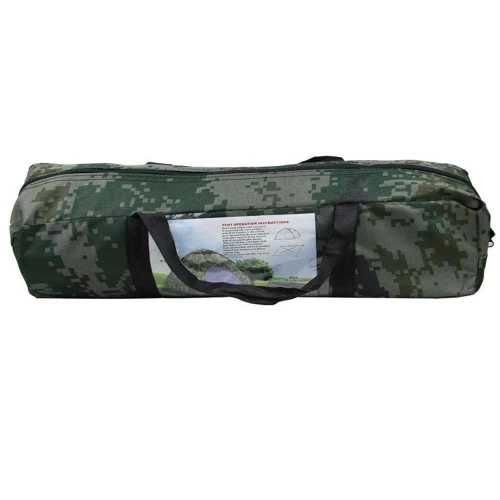 Туристическа камуфлажна четириместна семейна къмпинг палатка