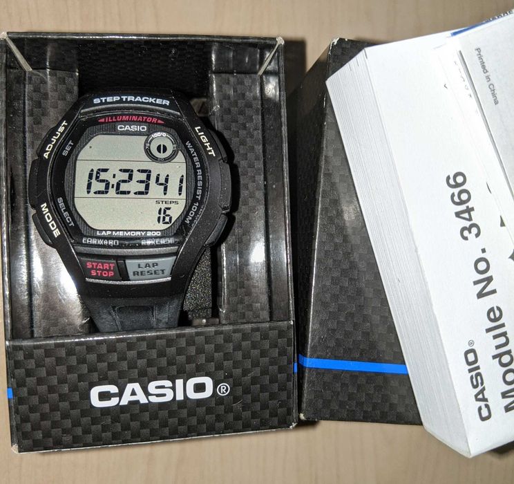 Часы Casio. Шагомер. Вибросигнал.  2 модели одним лотом