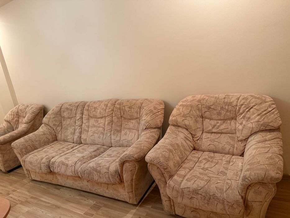 Мебель диван с двумя креслами