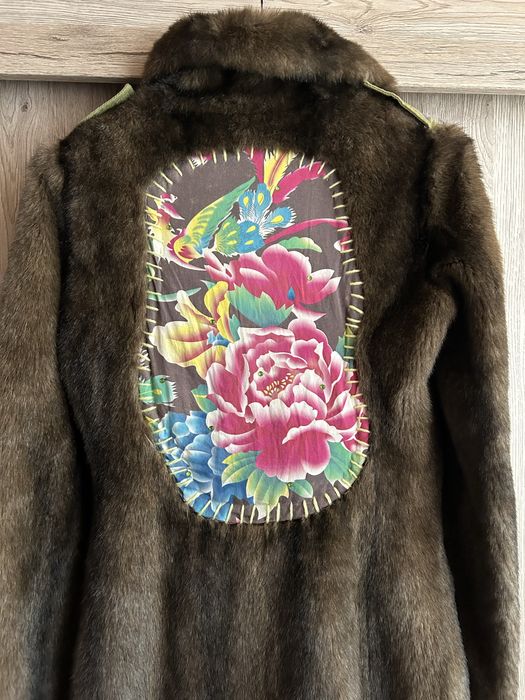 DEPT оригинално палто от изкуствен косъм размер XS