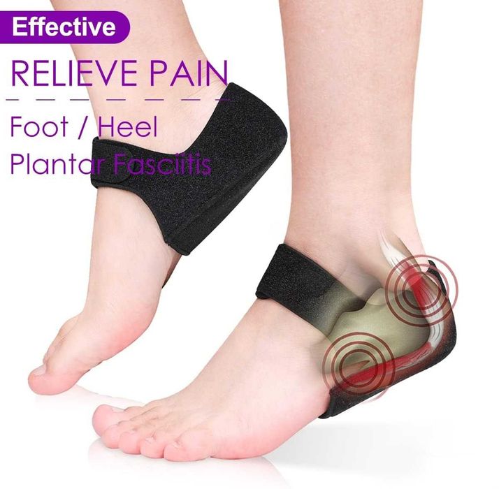 Set 2 protectii calcaie cu silicon pentru dureri tendinita pinteni