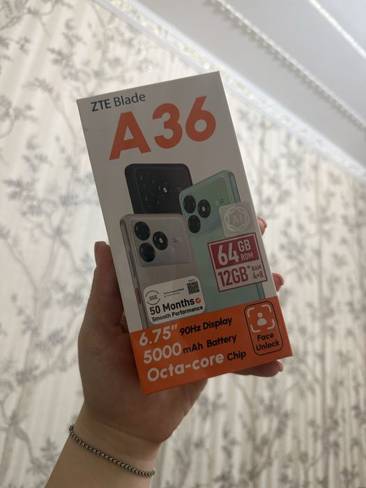 Продам новый ZTE Blade A 36