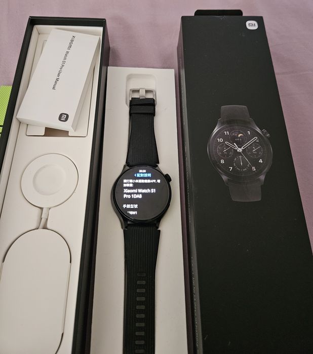 Xiaomi Watch S1 Pro – Без забележки, пълен комплект + 4 допълнителни каишки