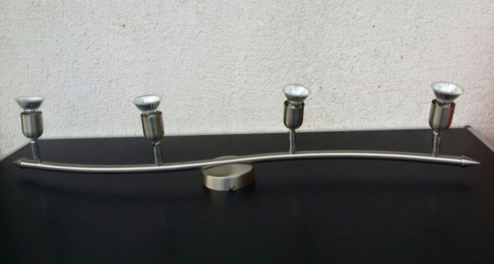 Lustra aplica lampa inox led bec bucatarie iluminat baie ip 44 spot