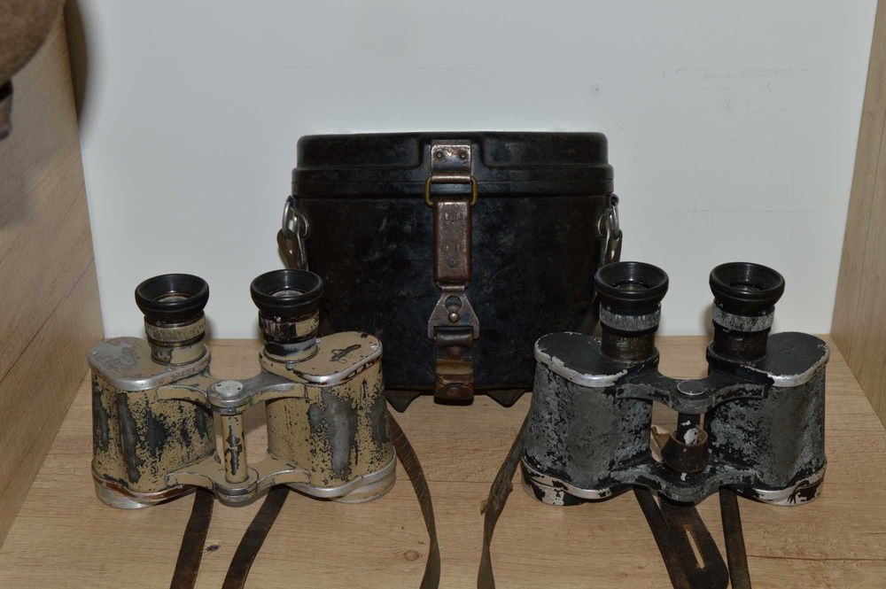 Set Binocluri WW2 germane Dienstglass  CAG si Etui