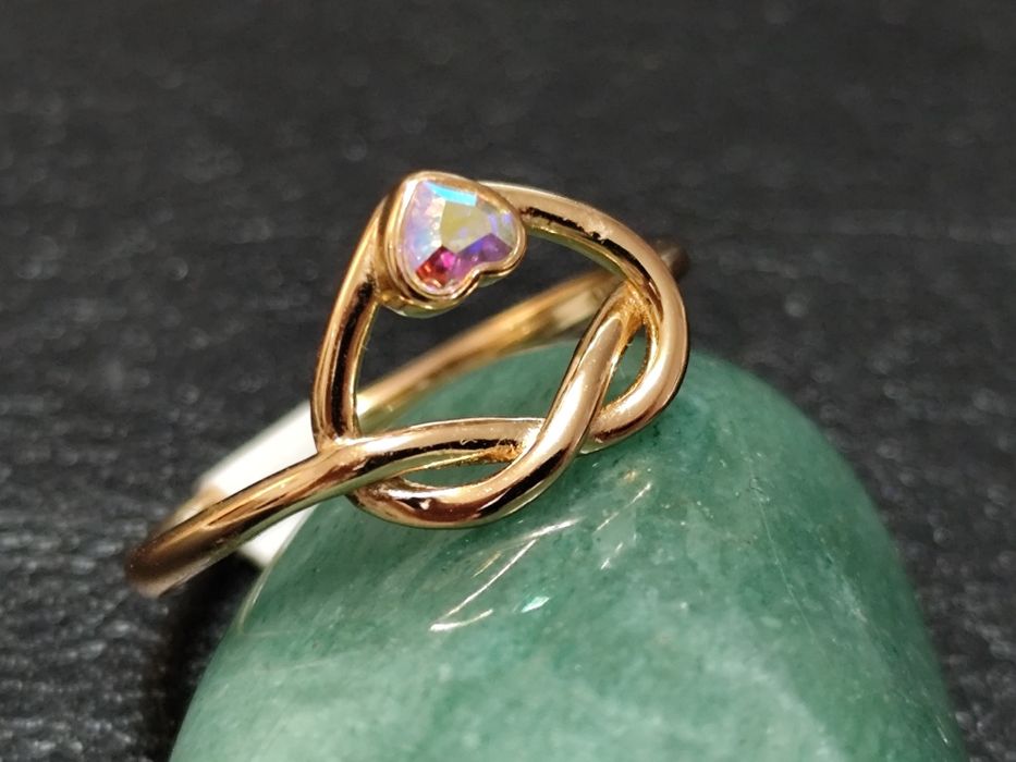 Пръстен / Сърце / Сребро / Злато / Кристал