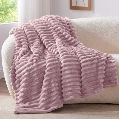 Плюшено одеяло 150x200см Corduroy Berry Purple