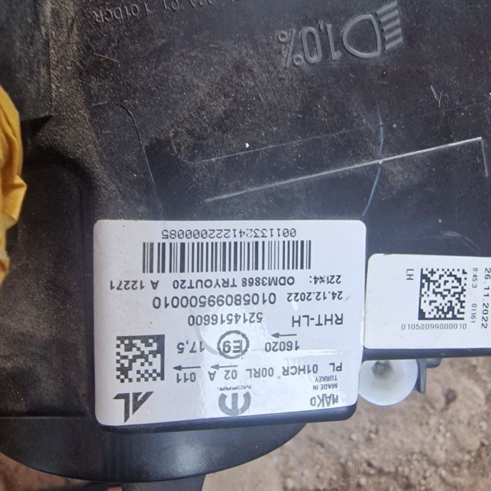 Fiat Tipo Led 2022 ляв фар