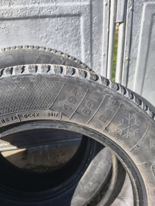 Комплект зимни гуми Kleber употребявани 4 броя