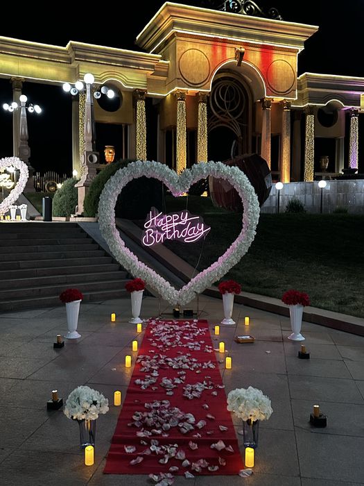 Оформление / день рождения / marry me