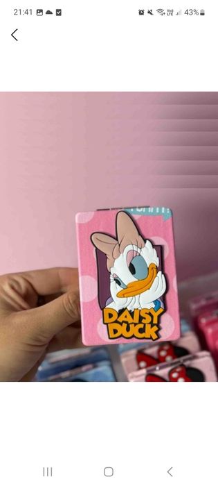 Disney персонаж карманные складные зеркала качество люкс
