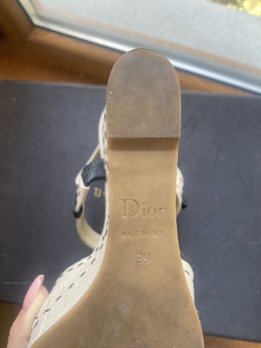 Туфли на платформе Christain Dior