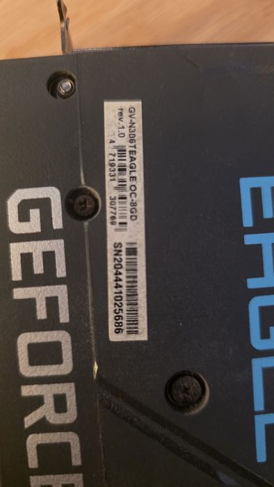 Nvidia GeForce RTX 3060 TI Gigabyte eagle