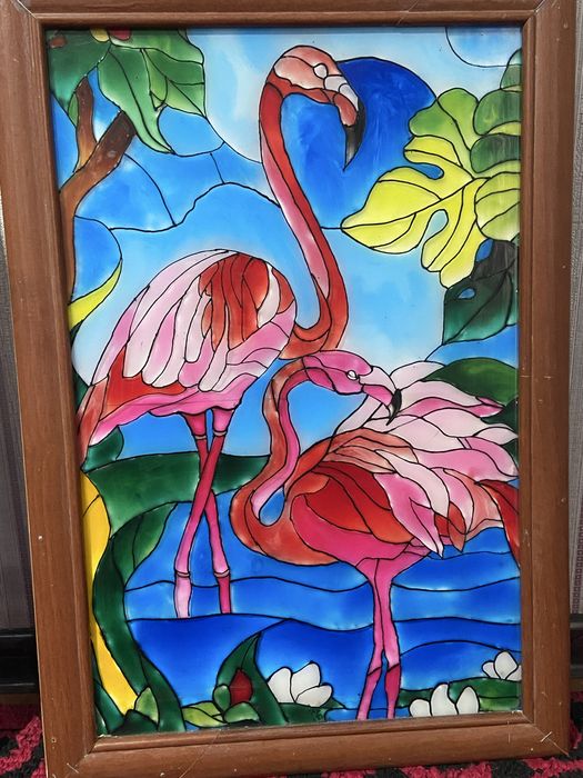 Витражная картина/ Настоящее стекло