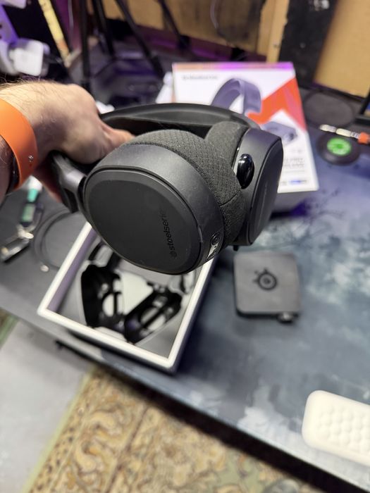 Гарнитура + цап steelseries arctis pro wireless