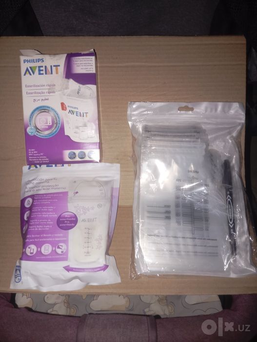 Набор для грудного молока Philips Avent + пакеты для стерилизации