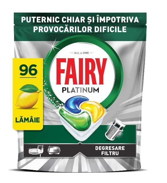 Fairy Platinum, detergent capsule pentru masina de sppalat vase - 96 spalari