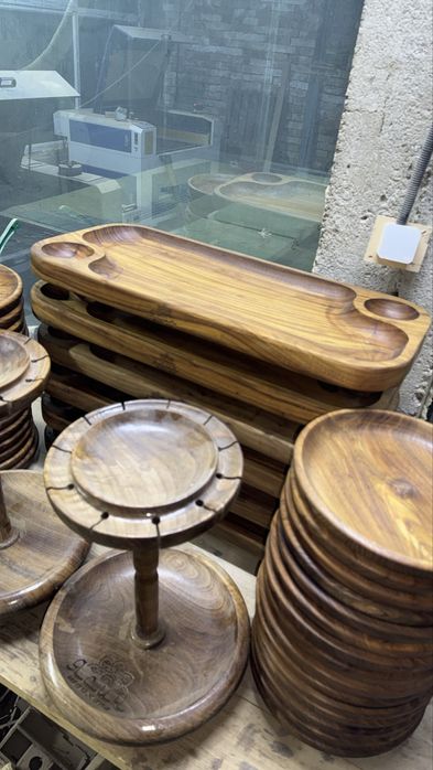 Стейк доски, Тарелки и Астау