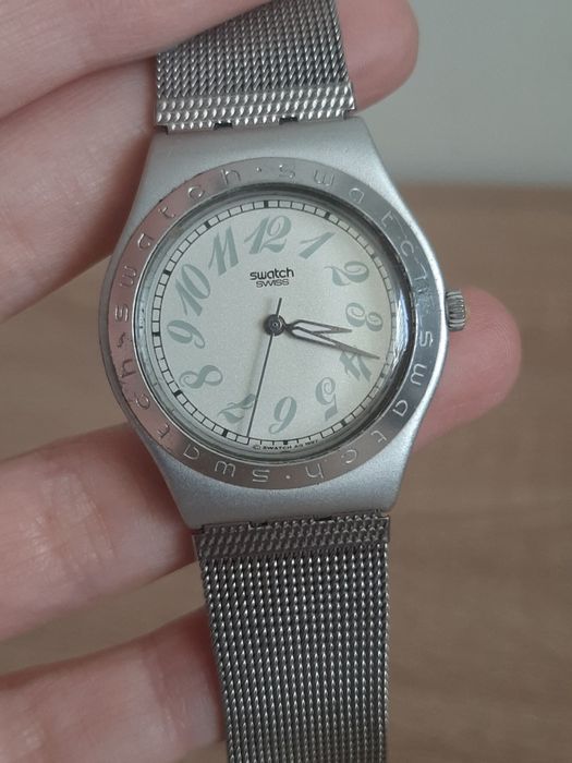 Ceas Swatch Irony Lady - Aluminiu - Curea Mesh Originala